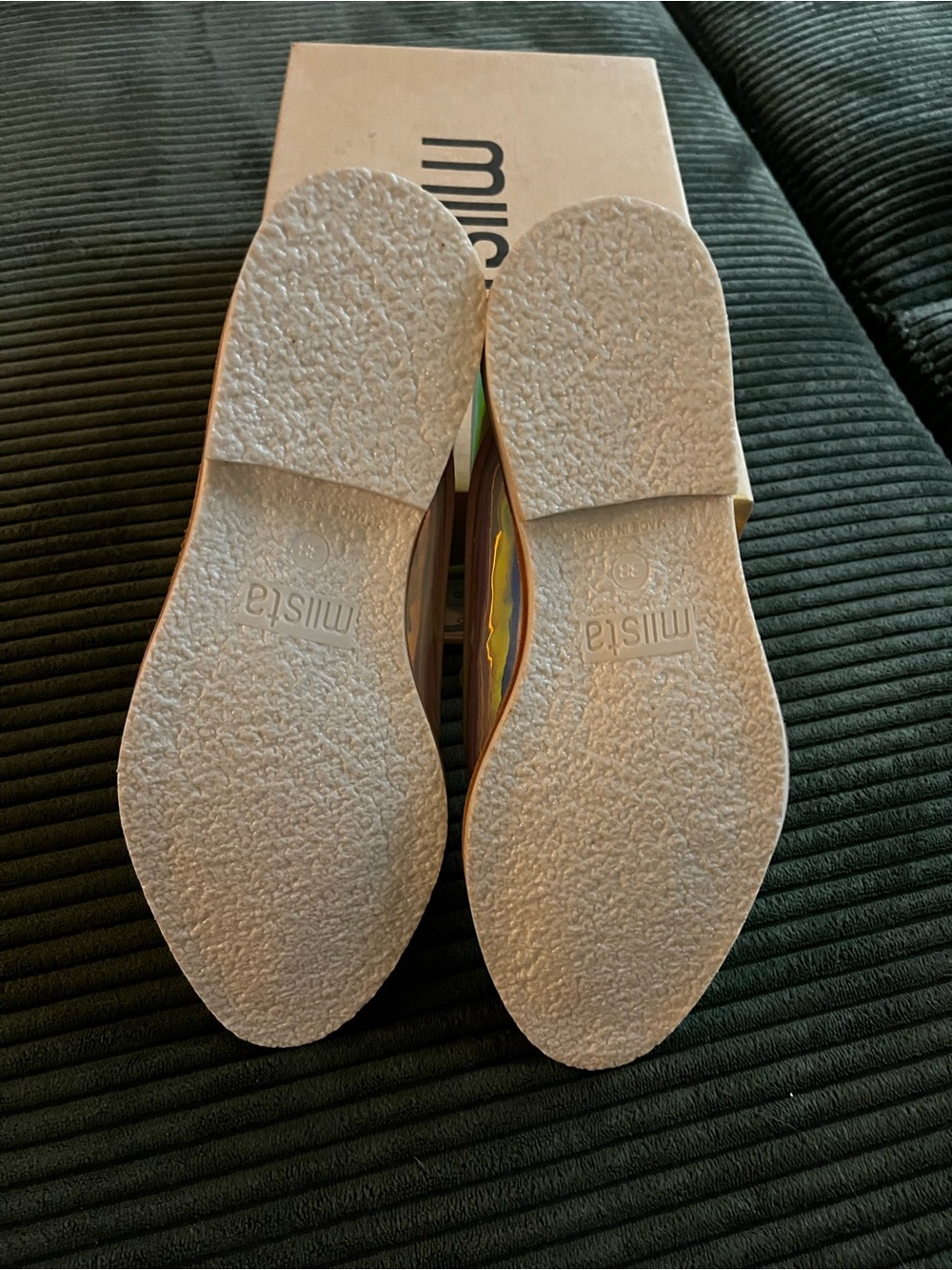 MIISTA ZOE OPAL OXFORDS SZ 8 Brand New in Box - Picture 3 of 4